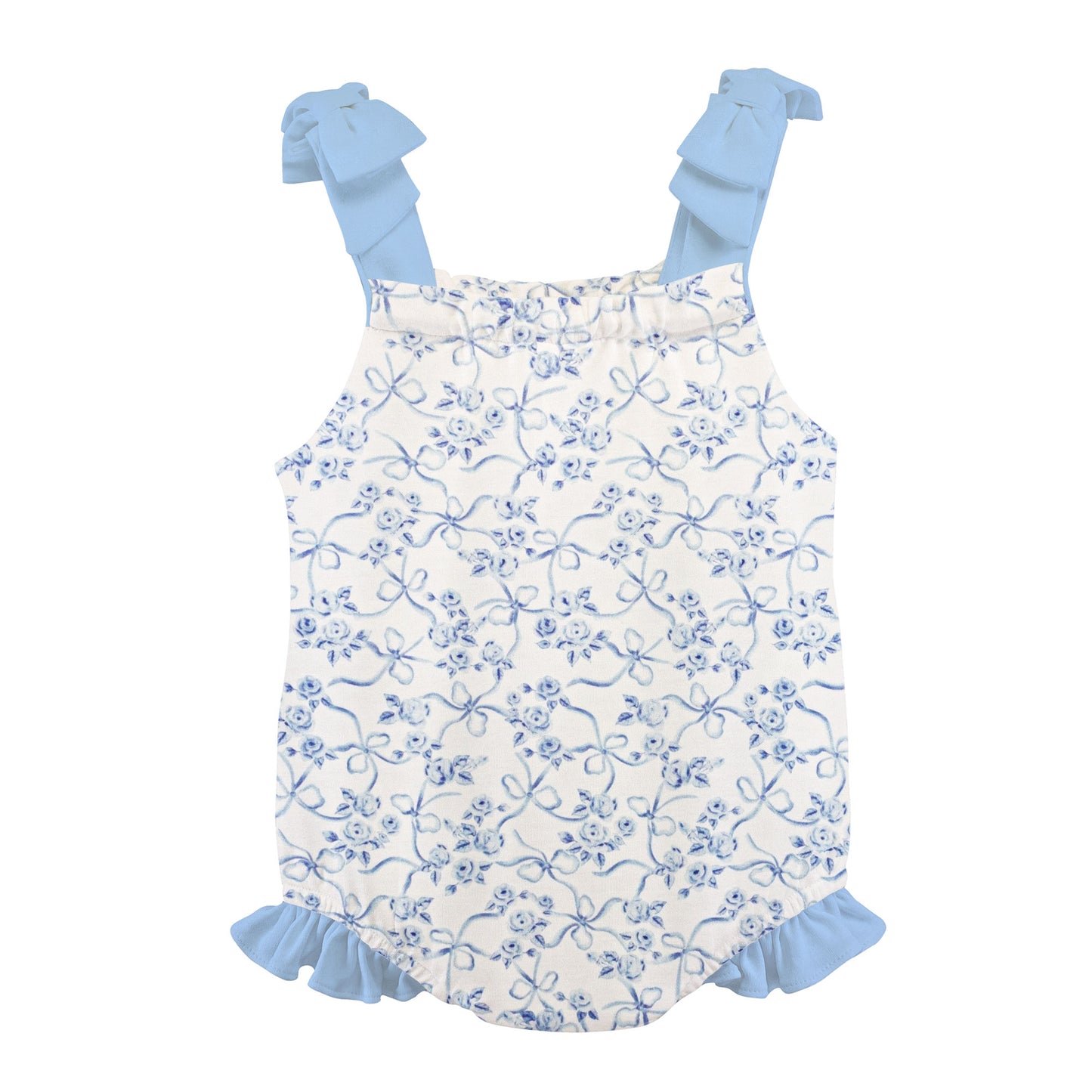 Blue Romantic Toile Bubble