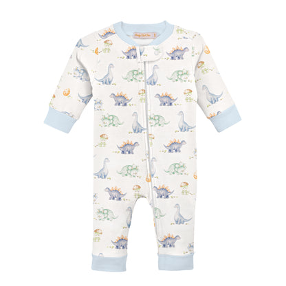 Pastel Dinos Zipped Coverall