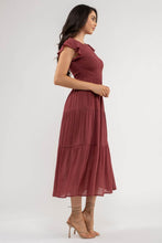 Wine Midi Dress