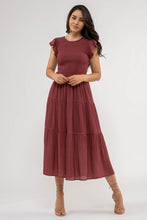Wine Midi Dress