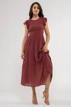 Wine Midi Dress