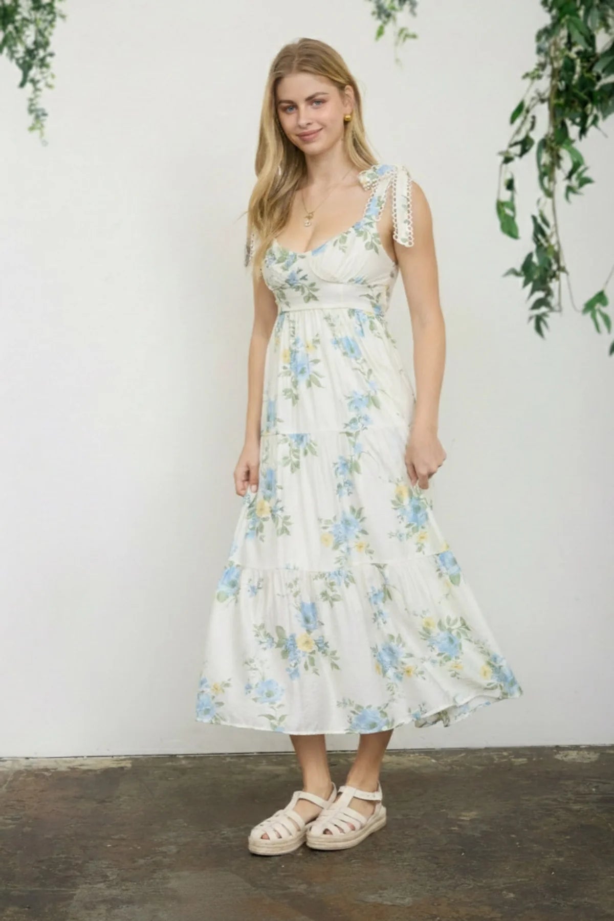 Blue Petal Haven Dress