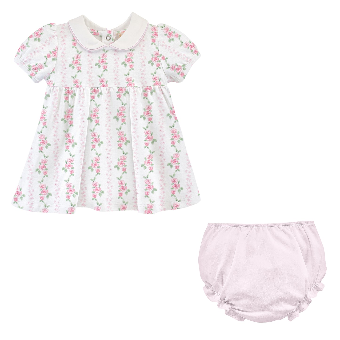 Rose Dress W/Collar