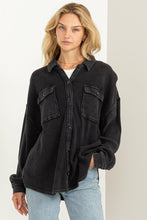 Black Washed Shacket