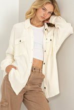 Cream Washed Shacket