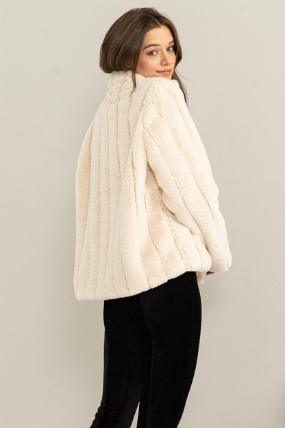 Cream Fur Jacket