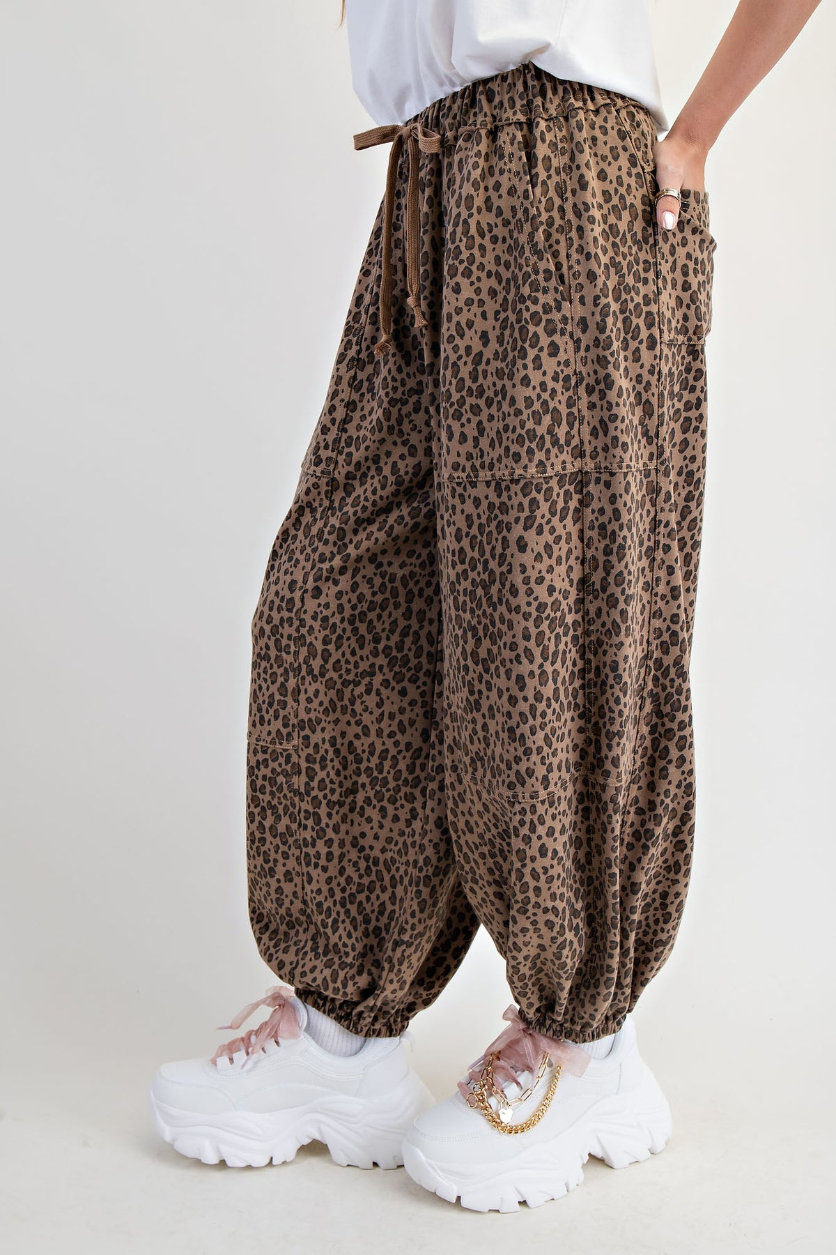 On The Prowl Leopard Jogger Pants