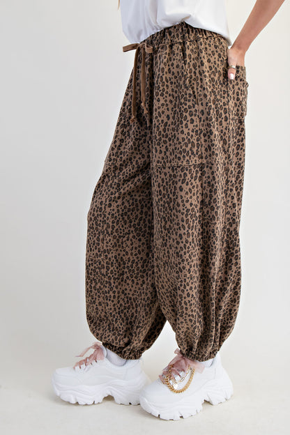 On The Prowl Leopard Jogger Pants