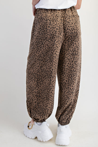 On The Prowl Leopard Jogger Pants