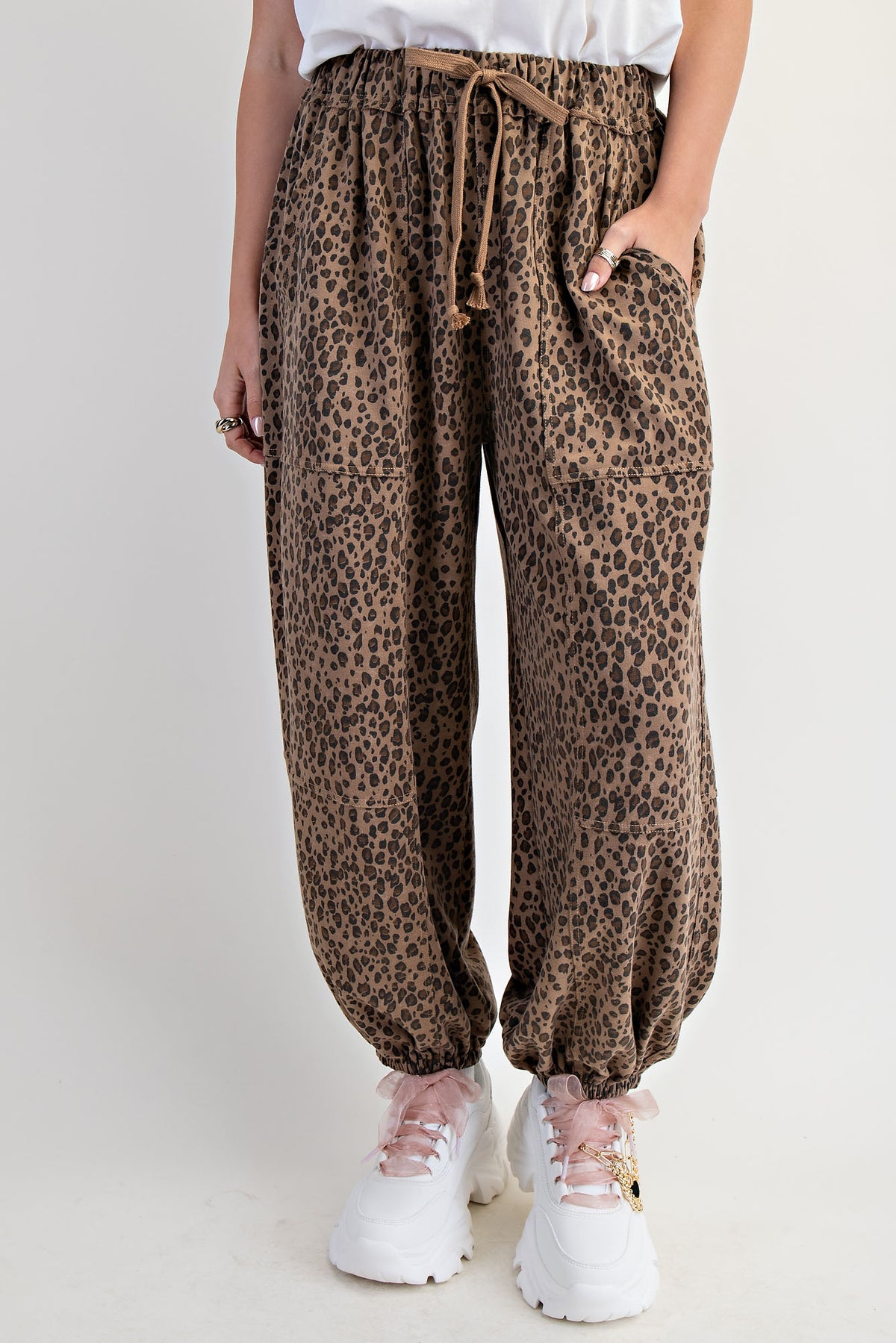 On The Prowl Leopard Jogger Pants