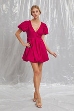 Fuchsia Velvet Dress