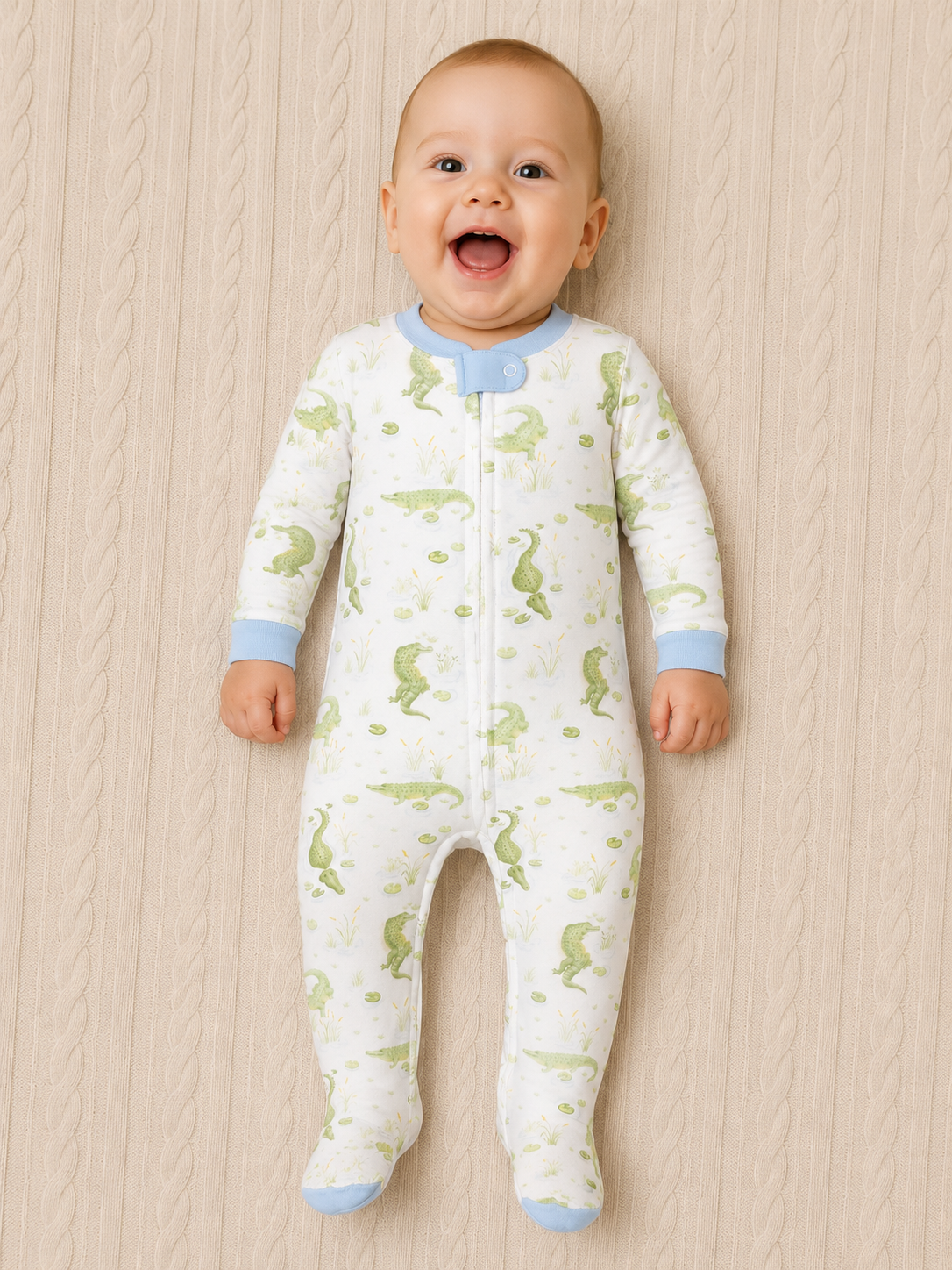 River Crocs Zipped Footie