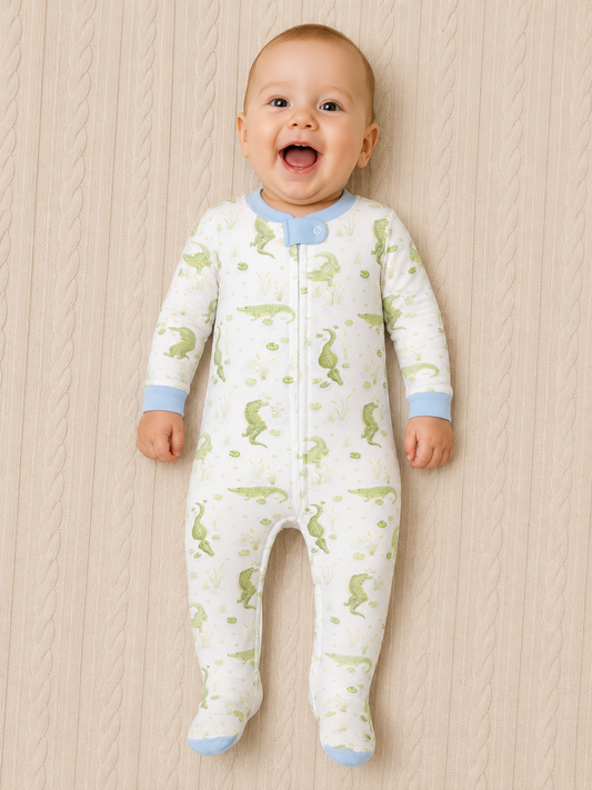 River Crocs Zipped Footie