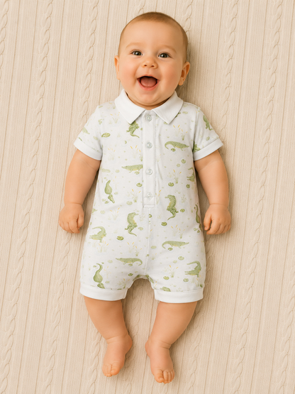 River Crocs Collared Romper