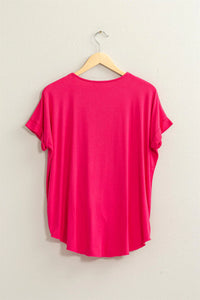 Pick Up The Pace Fuchsia Top