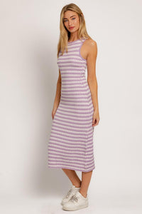 Can't Be Outdone Lavender Midi Dress