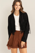 Black Fringe Jacket