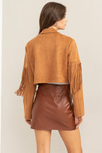 Camel Fringe Jacket