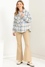 Blue Plaid Shacket