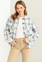 Blue Plaid Shacket