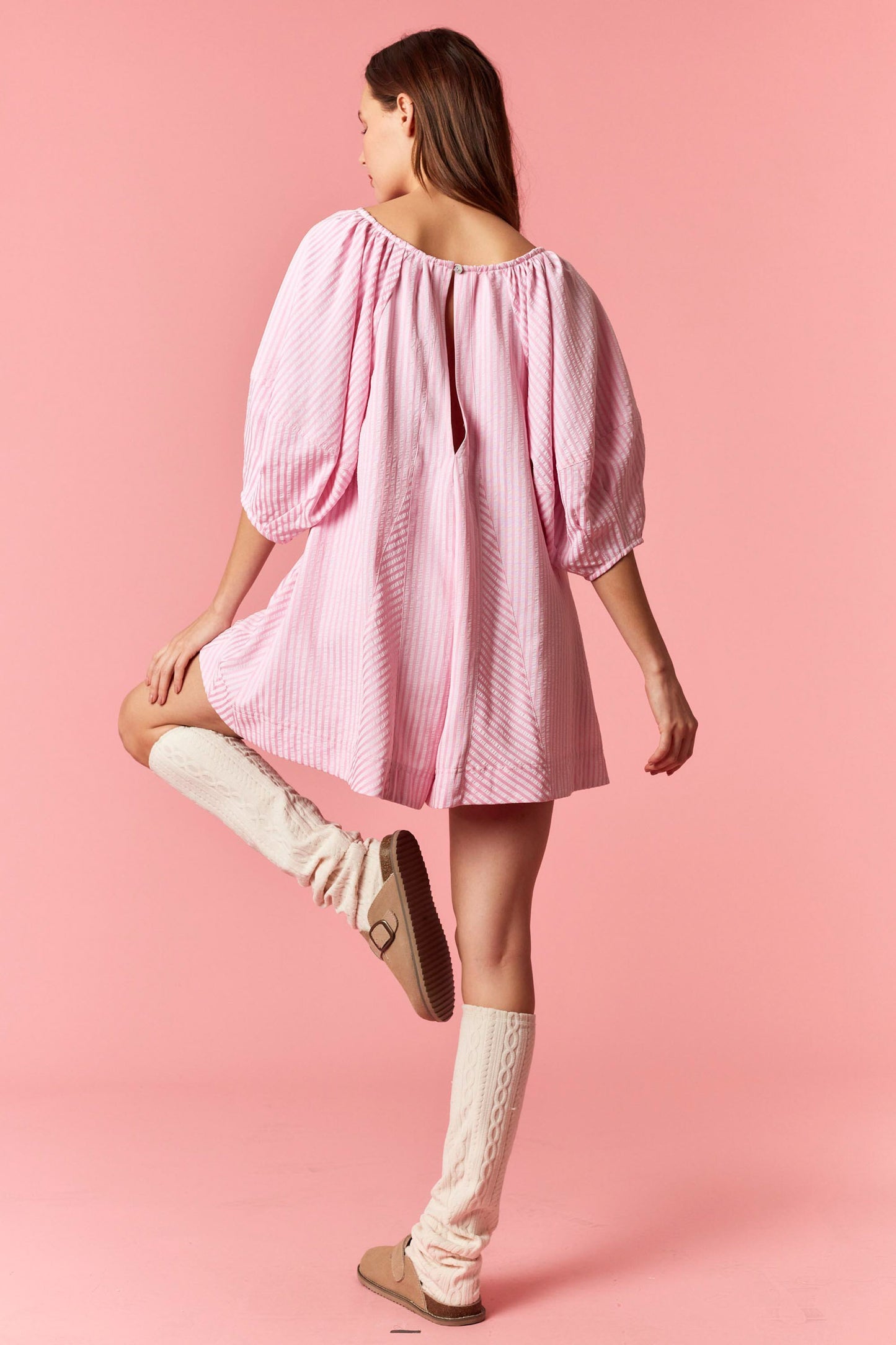 Sweet Pea Striped Romper