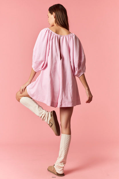 Sweet Pea Striped Romper