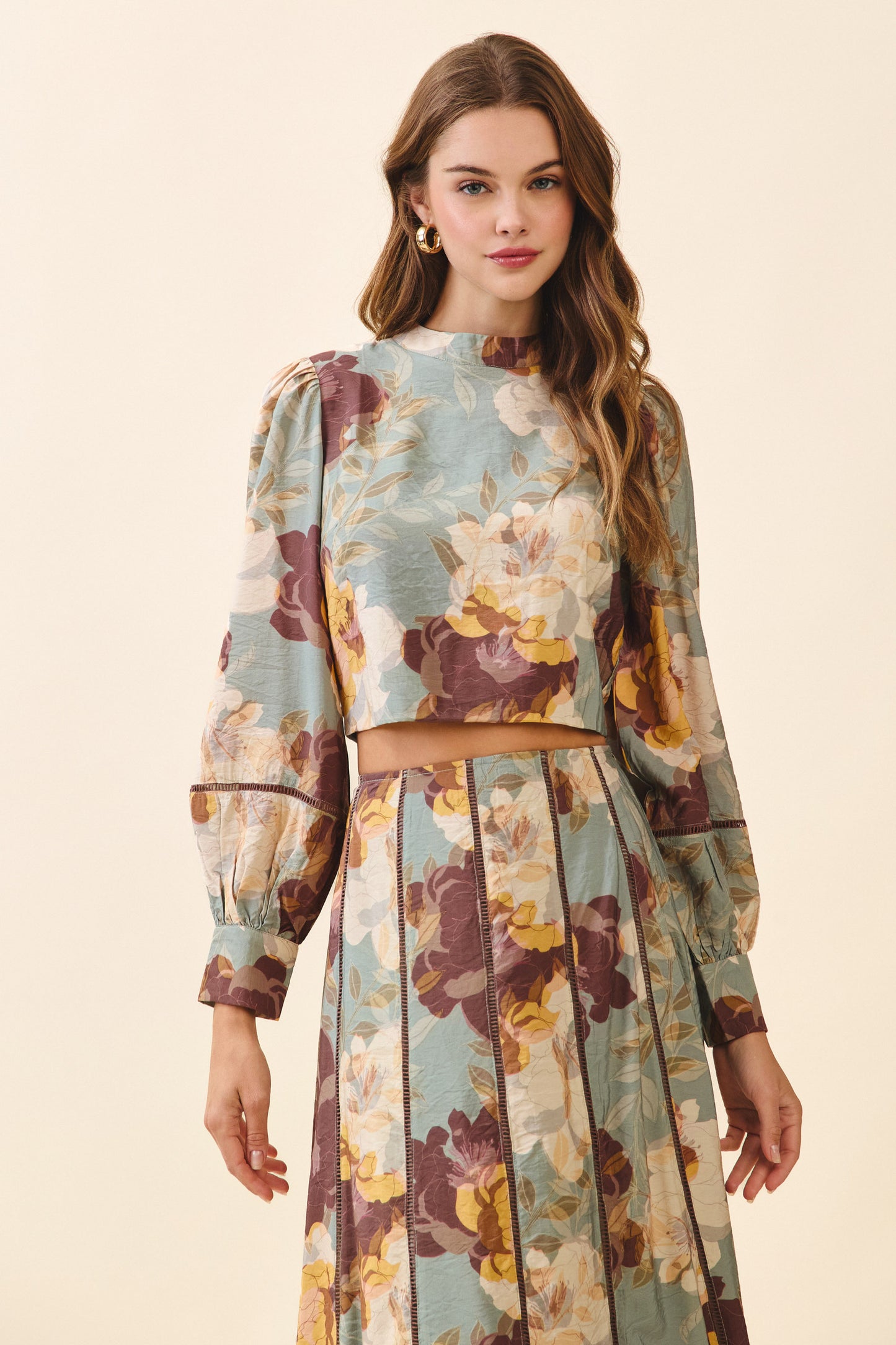 The Fall Florals Top