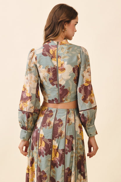The Fall Florals Top