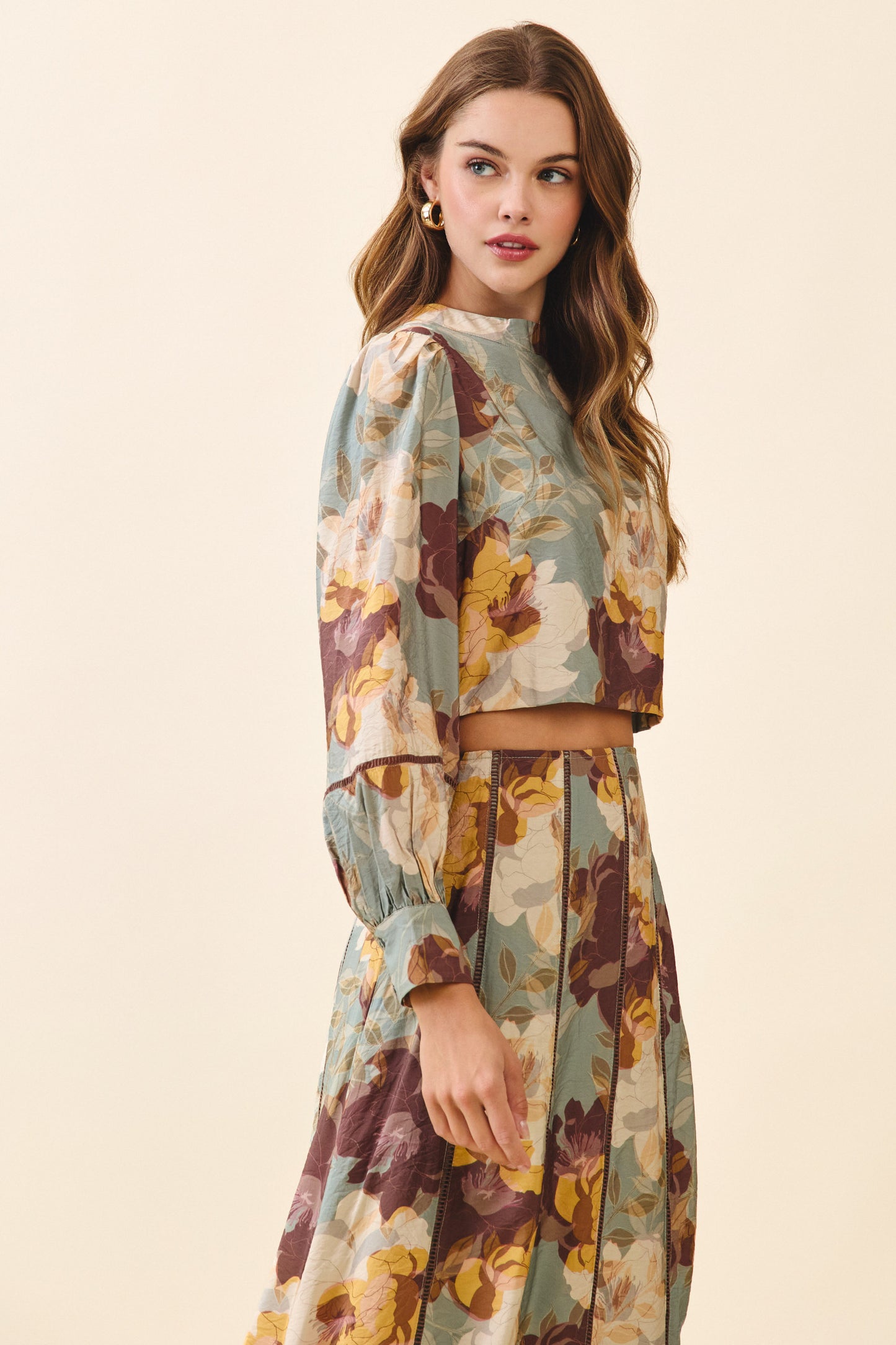 The Fall Florals Top