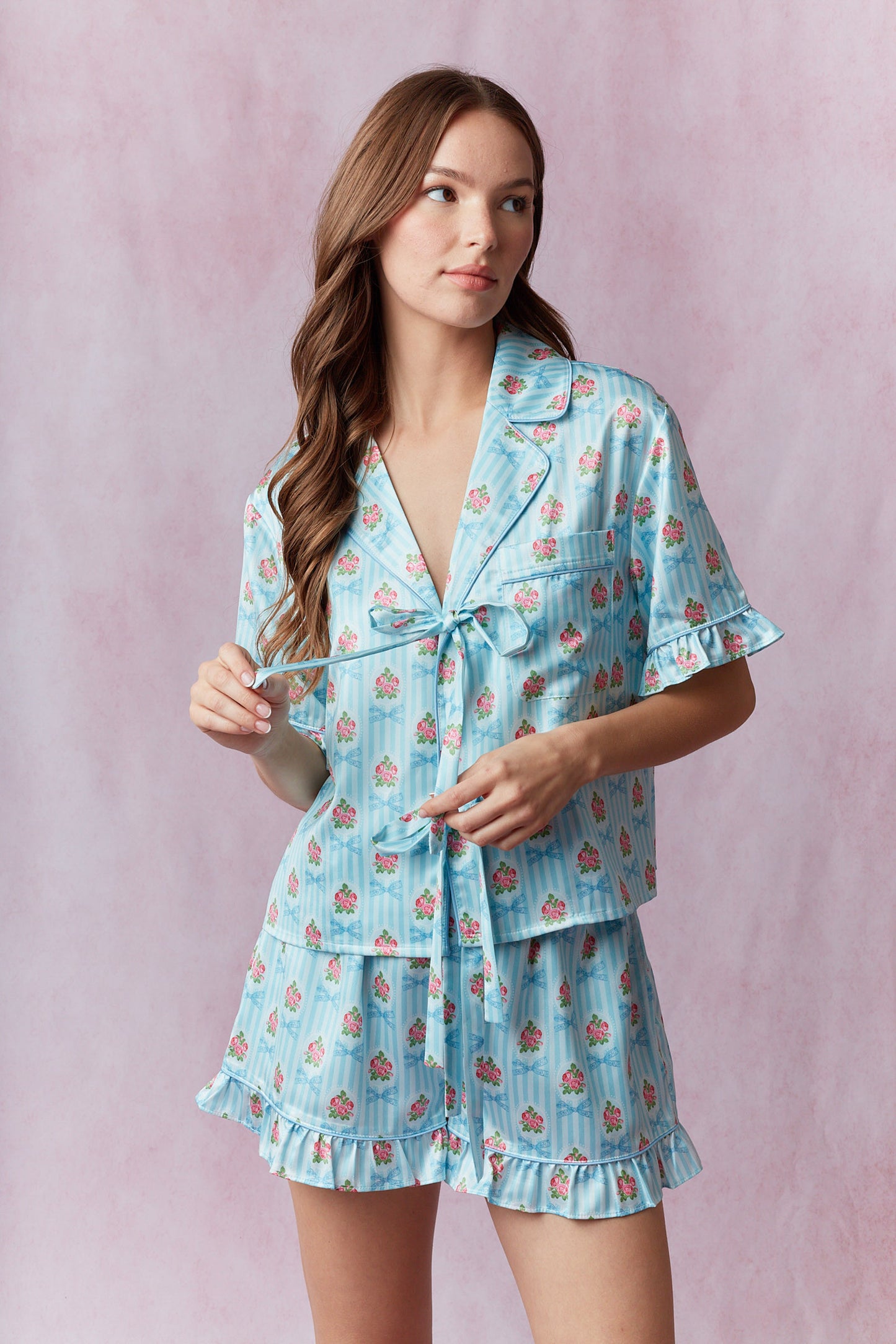 The Petals & Bows PJ Set