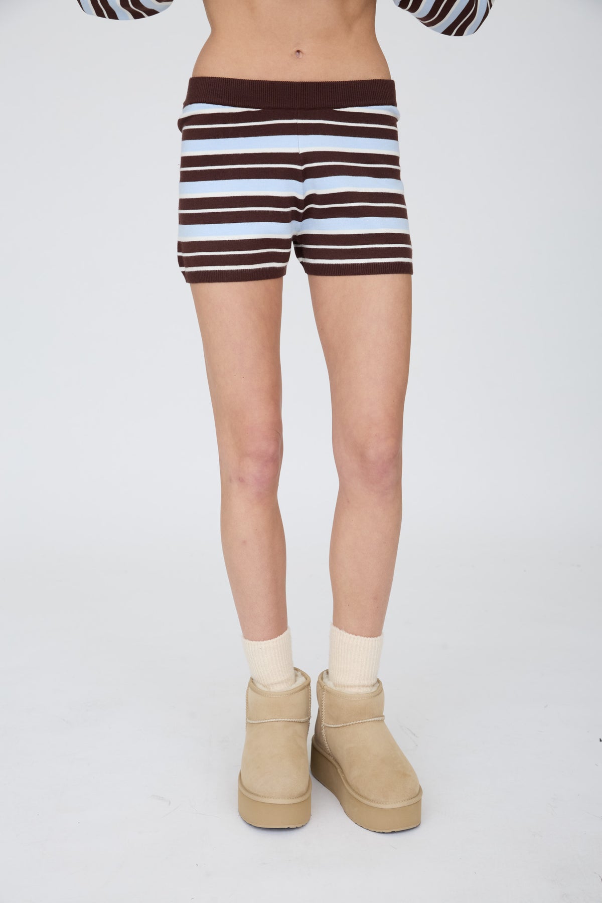 Weekend Stripe Brown/Blue Set