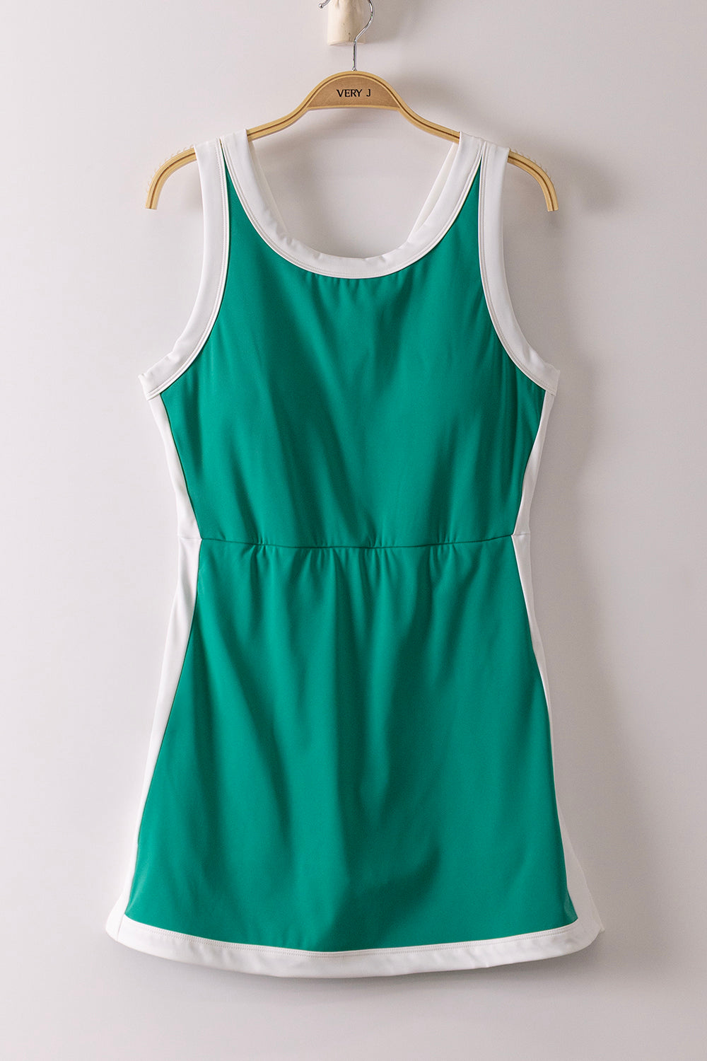 Match Point Green Active Dress W/Bra