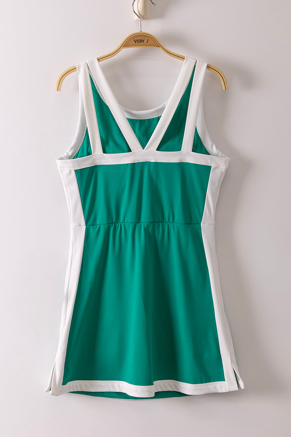 Match Point Green Active Dress W/Bra