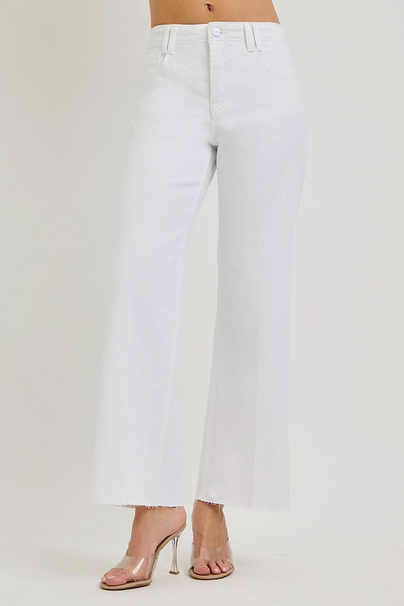White Risen Everyday Essential Tummy Control Pants