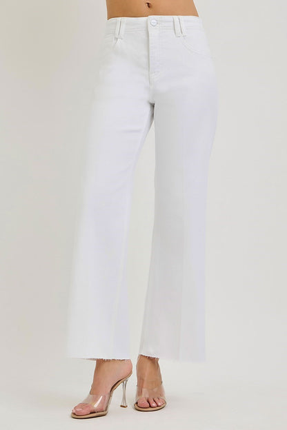 White Risen Everyday Essential Tummy Control Pants