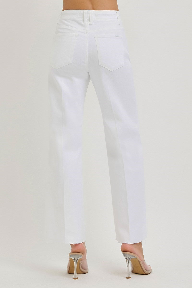 White Risen Everyday Essential Tummy Control Pants