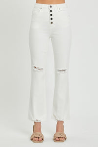 White Lightning Distressed High Rise Jeans