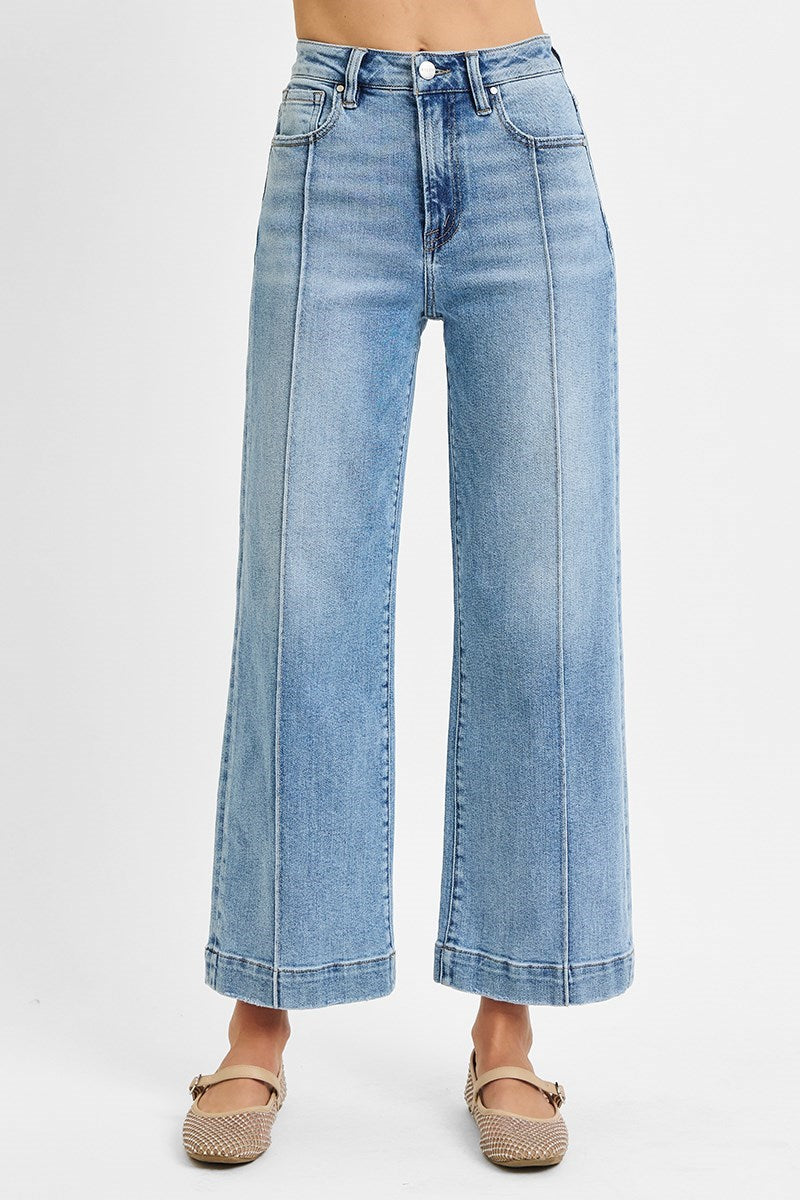 Risen High Rise Wide Jeans