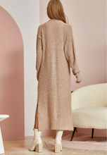 Taupe Popcorn Cardigan