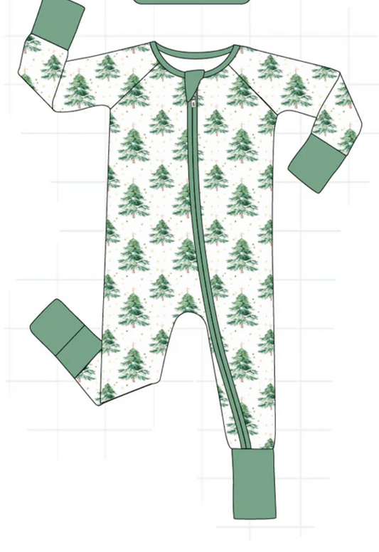 Bamboo Christmas Tree Onesie