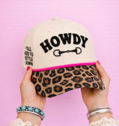 Howdy Leopard Hat