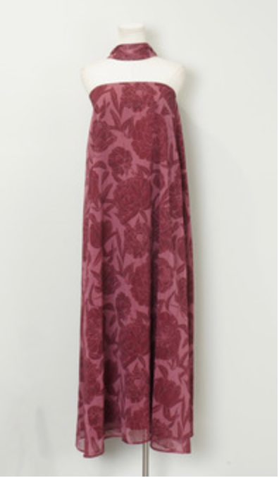 Falling For Florals Burgundy Maxi Dress