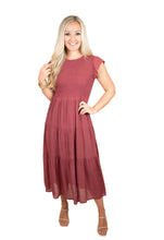 Wine Midi Dress