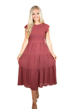Wine Midi Dress