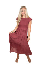 Wine Midi Dress