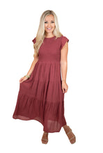 Wine Midi Dress