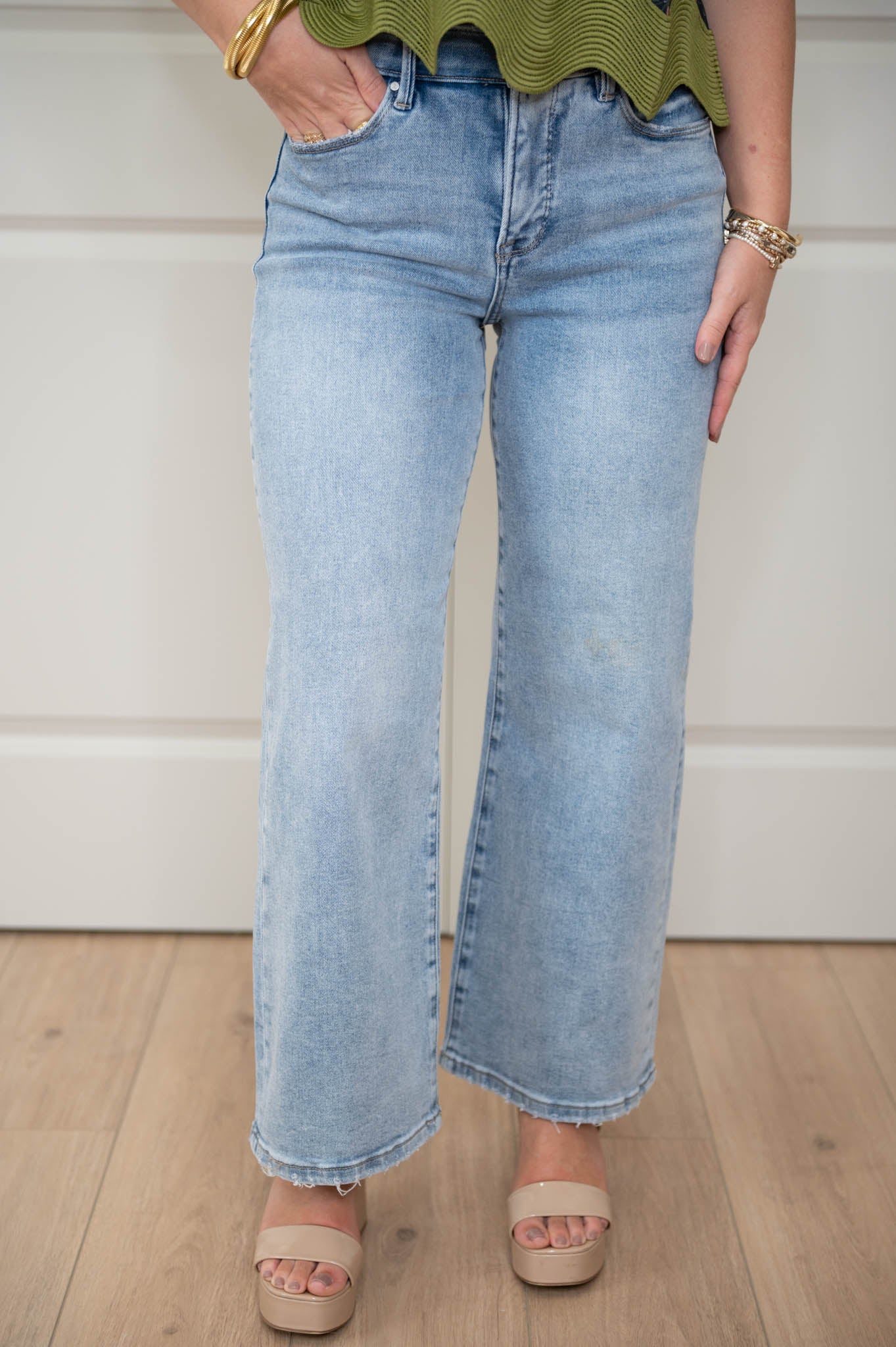 Risen Tummy Control High Rise Jeans