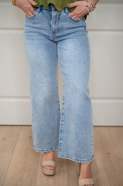 Risen Tummy Control High Rise Jeans