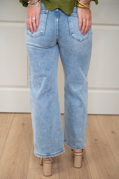Risen Tummy Control High Rise Jeans