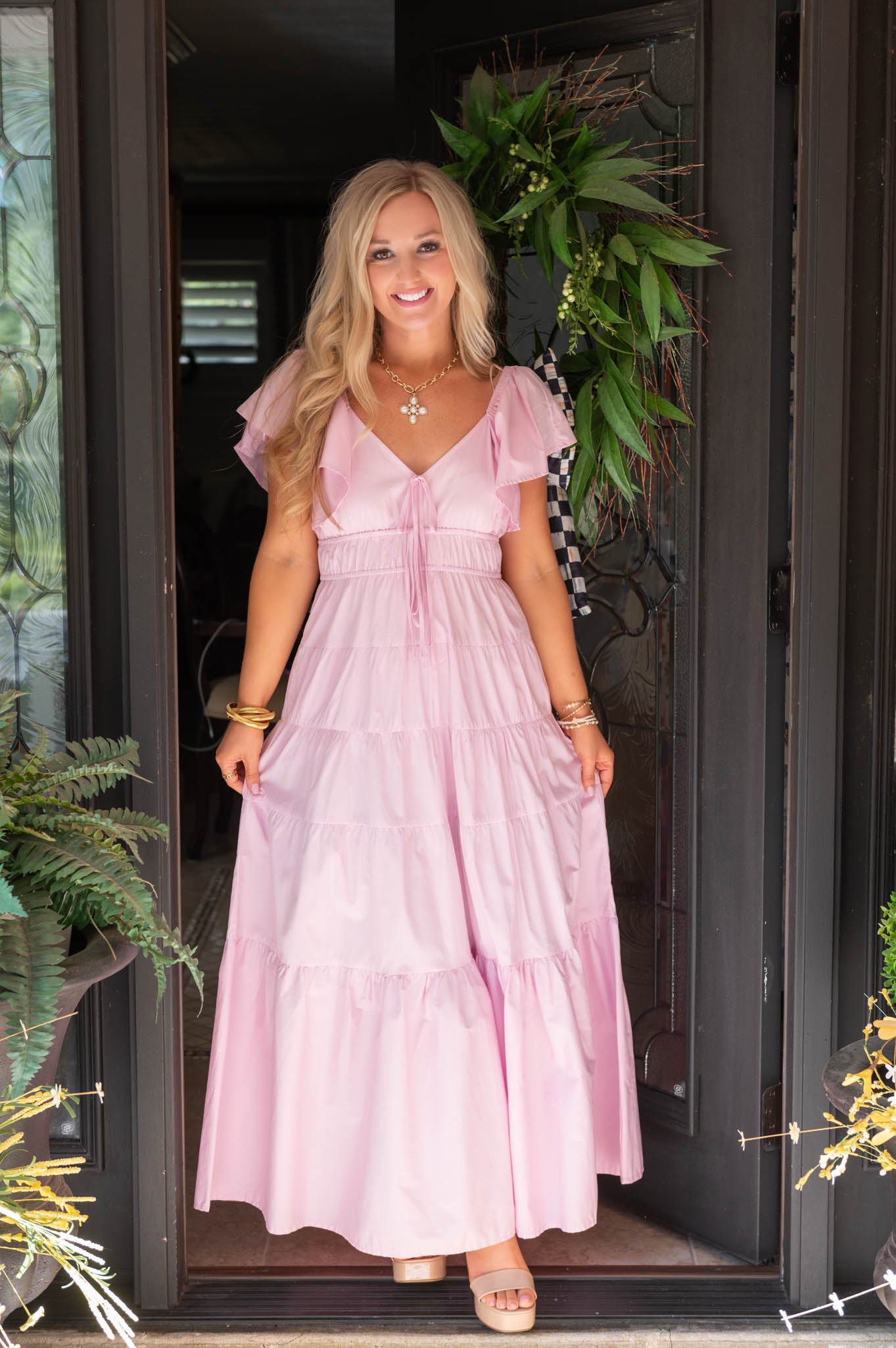 Soft Pink Maxi Dress